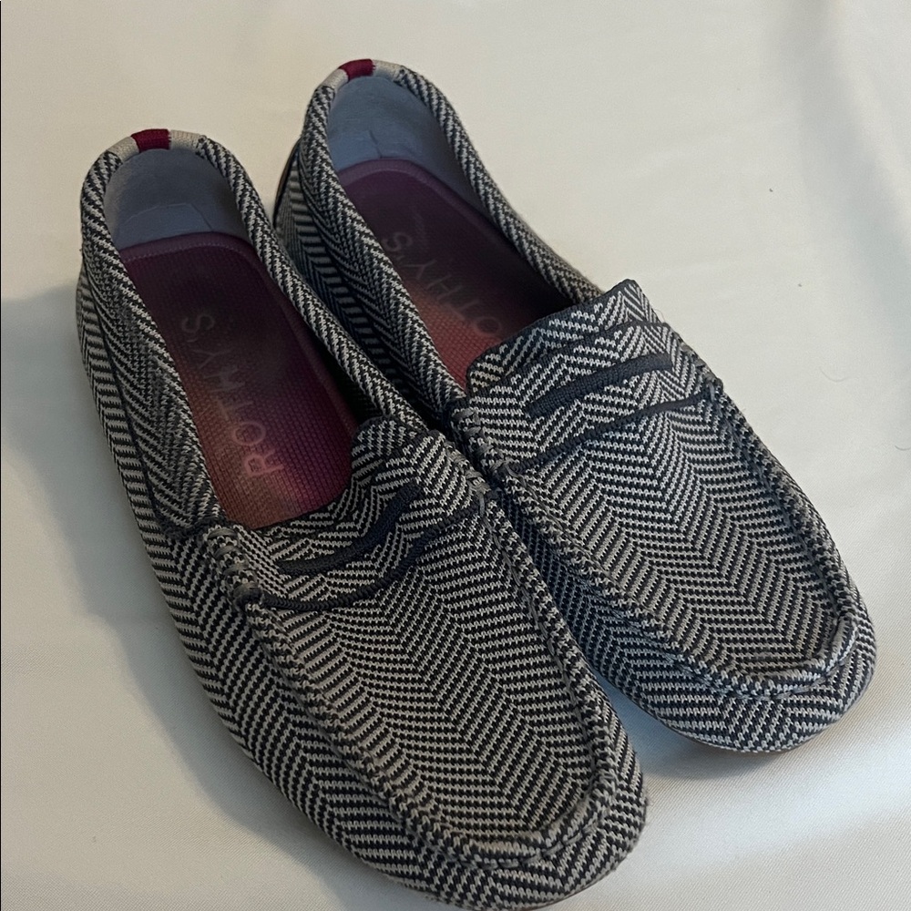 Rothy’s the Driver size 9 Iron Herringbone